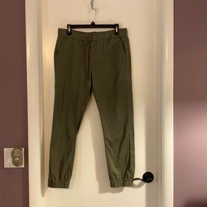 Olive green khaki joggers